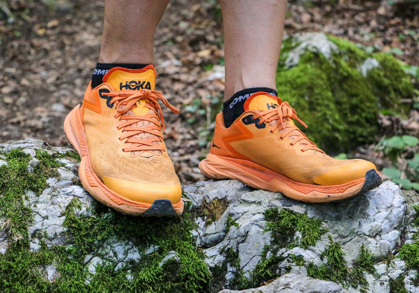 Test des nouvelles chaussures de Trail Hoka One One Zinal